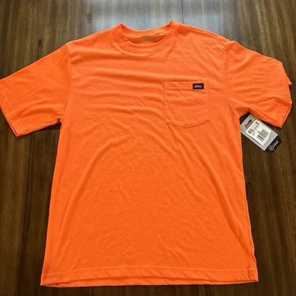 Genuine Dickies Shirts Nwt Dickies Mens Medium Neon Orange